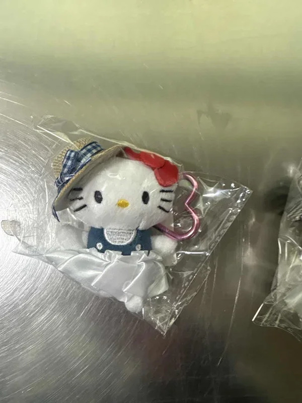 Sanrio Hello Kitty Plush Keychain Cute Sunglasses Keyring Bag Charm Gift gallery