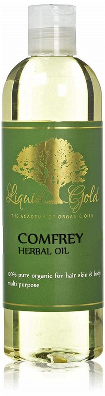 Premium Comfrey Herbal Infused Oil Pure Organic All Natural Skin Care Free Ship