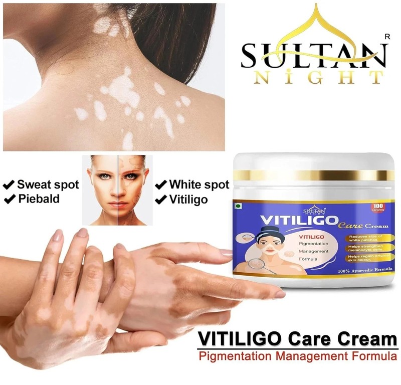 Vitiligo Cream 100gm Effective Herbal Formula For White Patches & Skin Repair gallery
