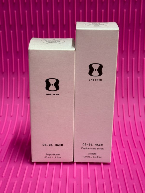 One Skin OS-01 Hair Peptide Scalp Serum 2x Refill 100ml 3.4 oz Exp 08/2027