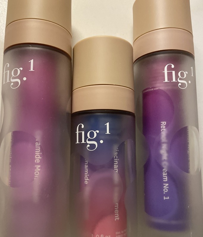 Fig. 1 Refillable Kit Set Of 3 Ceramide, Retinol No. 1 & Niacinamide New $108