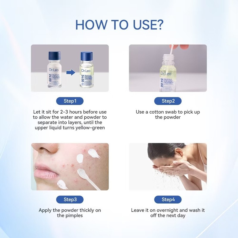NEW Dr.Leo Acne Essence Salicylic Acid Anti-acne Serum Lighten Acne Scars acne gallery