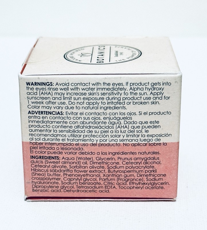Botanics All Bright Night Cream with AHA Exfoliating Hibiscus 1.69 Fl Oz, New gallery