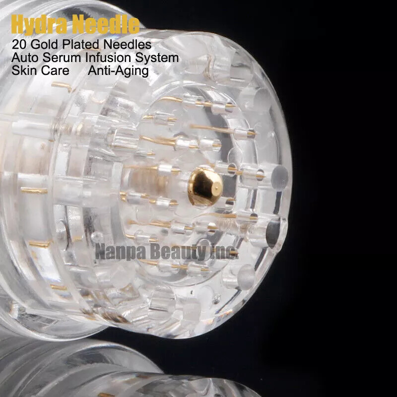 Hydra 20 pins Derma Roller With bottle Skin Therapy Auto Serum Infusion System gallery