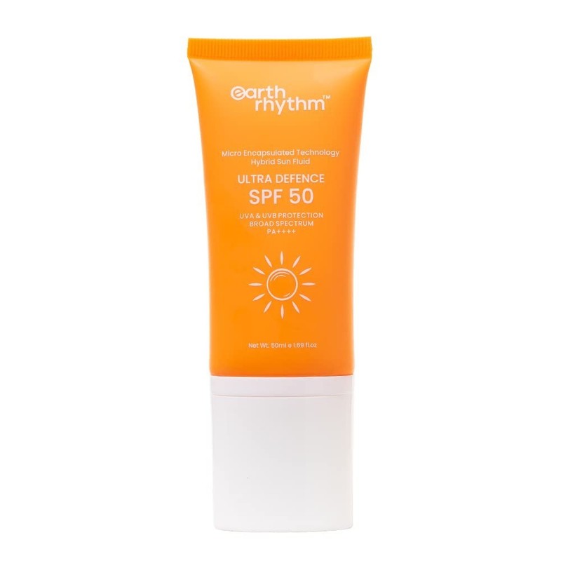 Earth Rhythm Ultra Defence Hybrid Sunscreen SPF 50 for Oily 50ml free shipping