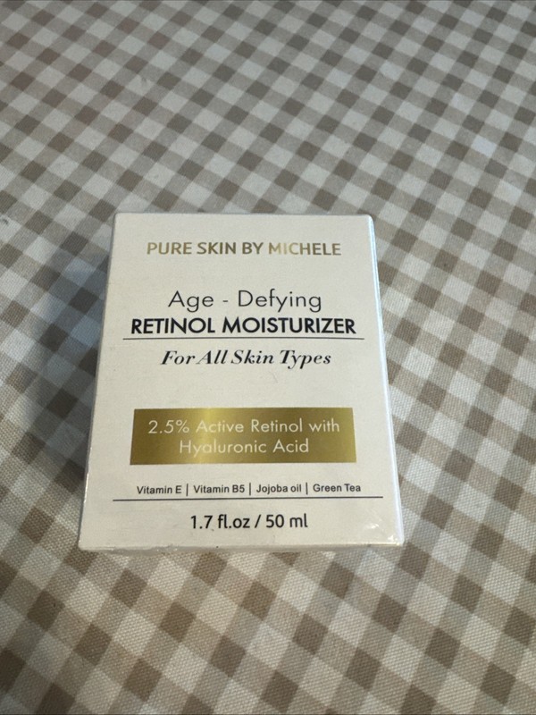 Age Defying Retinol Face Moisturizer Pure Skin By Michele 1.7 FL Oz