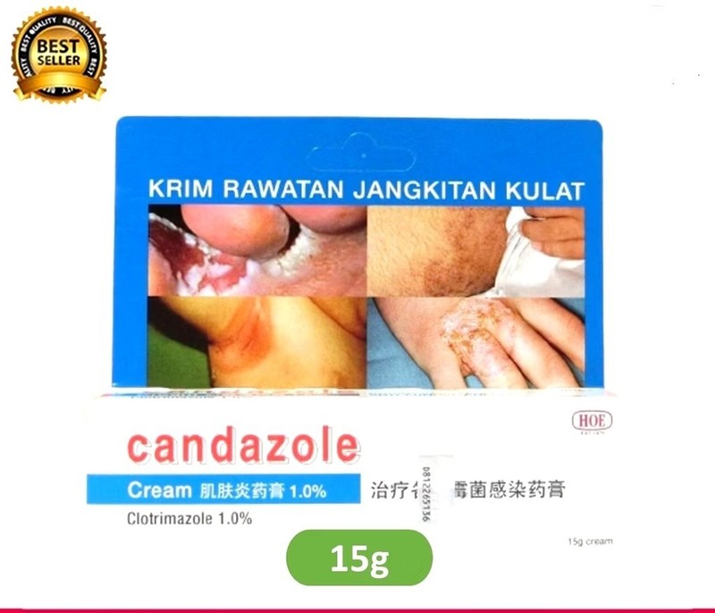 Candazole cream Fast Relief for skin infection, anti-fungal, Nail Treatment 15gm