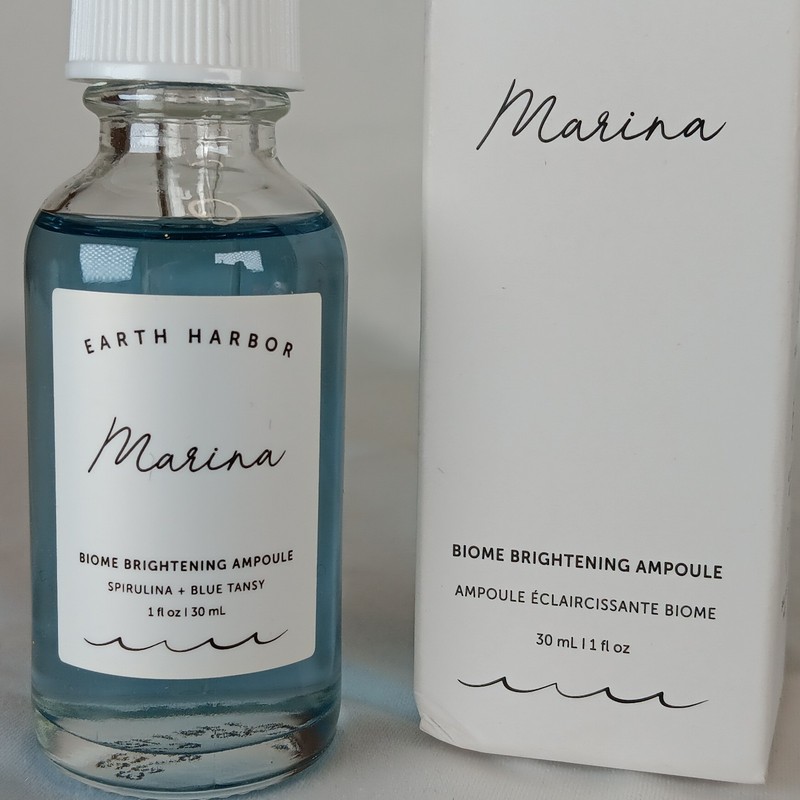 Earth Harbor Marina Brightening Ampoule 30ml Clean Vegan Skincare Serum New Box gallery