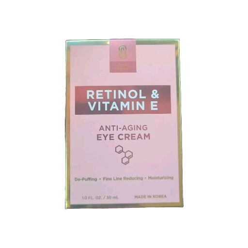 Skin Ceremony RETINOL &VITAMIN E ANTI-AGING EYE CREAM. Depuffing Fine Line... gallery