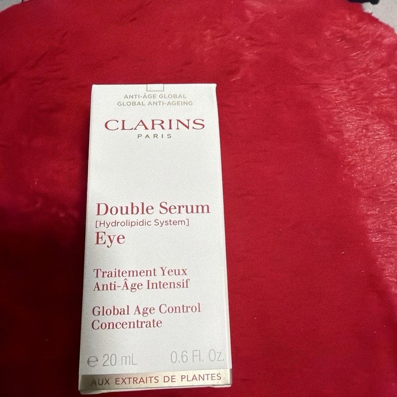 Clarins Double Serum for Eyes 0.6 oz | Global Age Control Concentrate AUTHENTIC