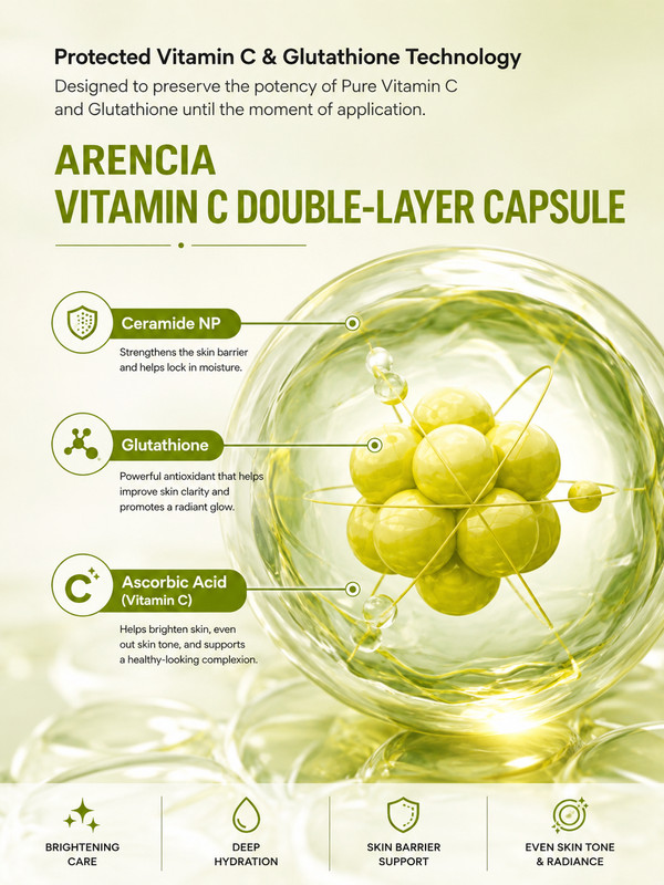 ARENCIA Vitamin C Booster Shot 30ml Brightening Skin Serum gallery