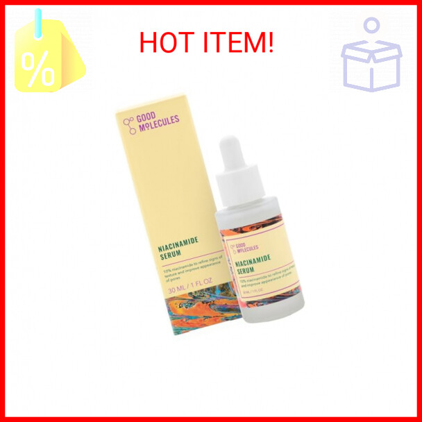 Good Molecules Niacinamide Serum - 10% Niacinamide Balancing B3 Facial Serum for