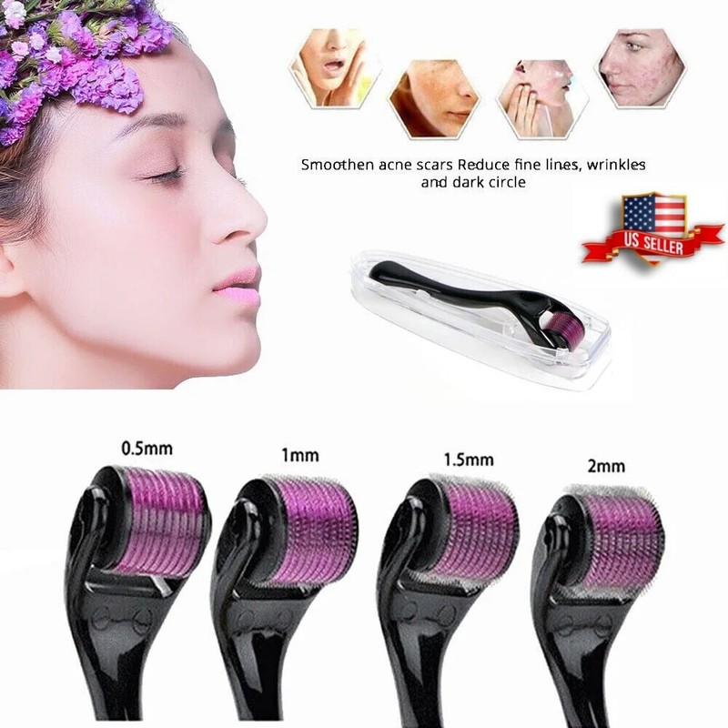 Derma Roller Gift Kit Hair Beard Regrowth Anti Hair Loss Treatment Hair Growth gallery
