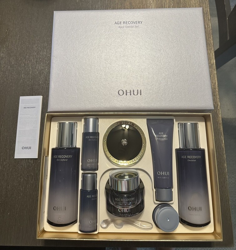 O HUI Age Recovery 4pcs Special Set Anti Wrinkle Cream Emulsion Toner K-Beauty gallery