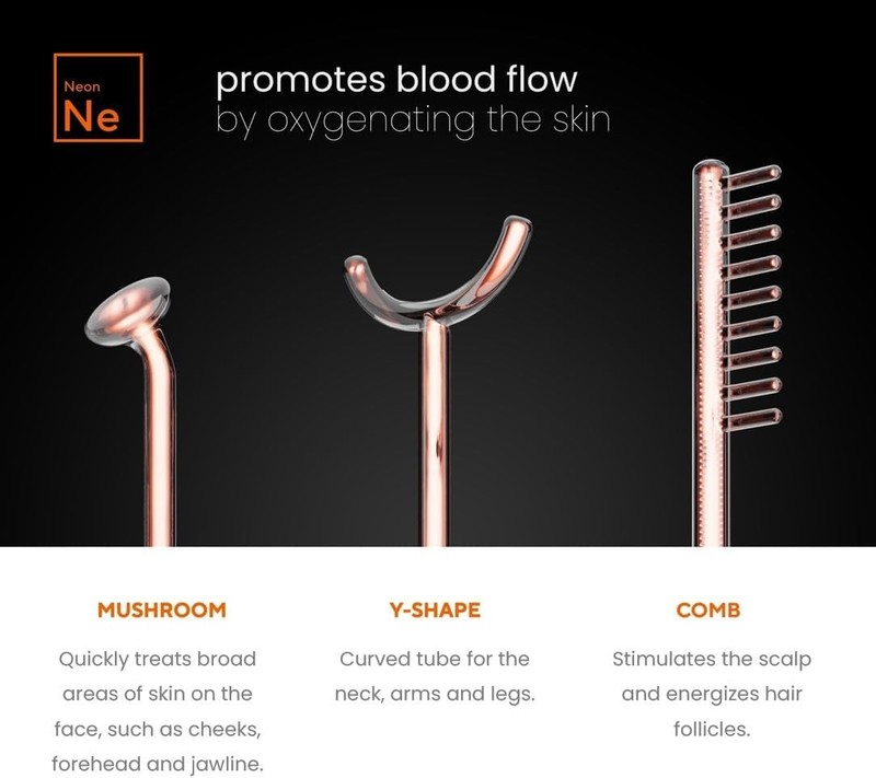 NuDerma Professional Skin Therapy Wand - Portable Machine Pink gallery