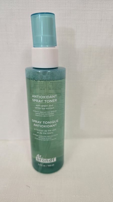 Dr. BRANDT Antioxidant Spray Toner Green & White Tea Extract 3.4oz Full Size NEW