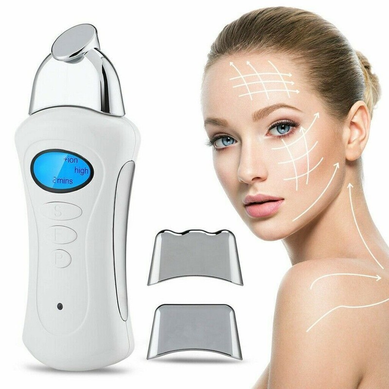 US Microcurrent Handheld Galvanic Spa Facial Skin Lifting Body Slimming Massager