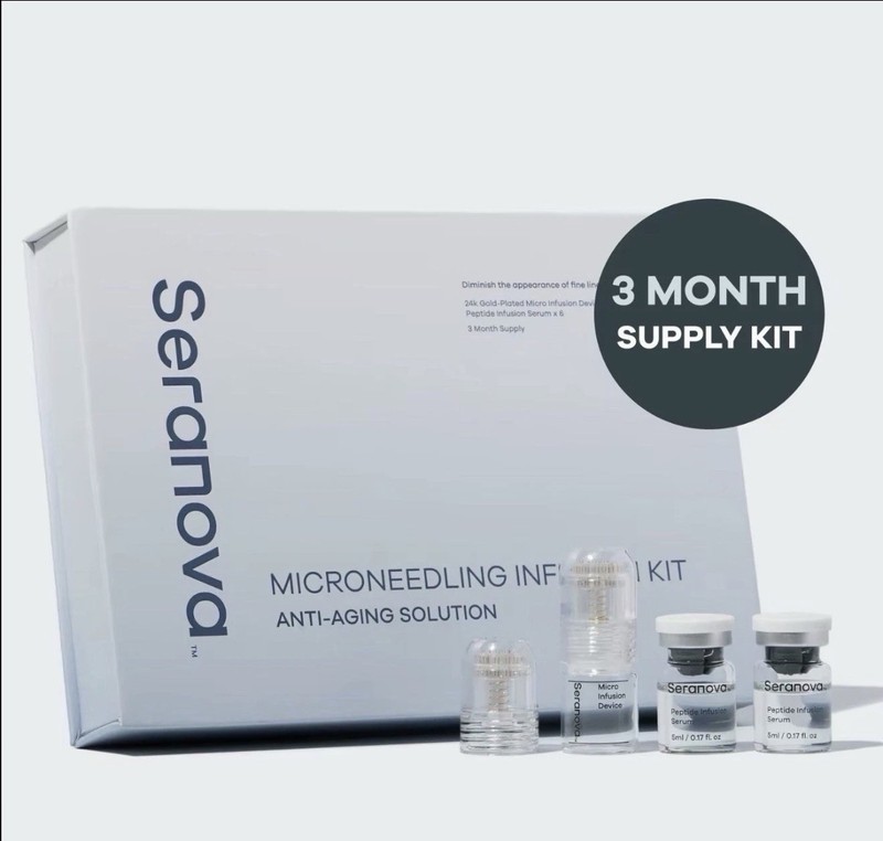 Seranova Micro-Infusion System Facial System Refreshed & Youthful 3 Month Supply