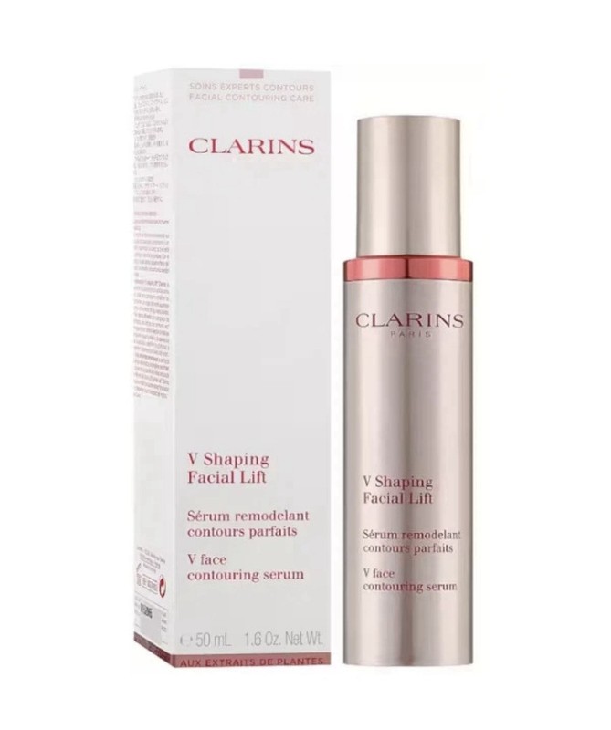 Clarins V Shaping Facial Lift Contouring Serum Plant Extracts Firming 50mL
