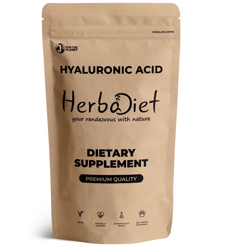 Pure Hyaluronic Acid Powder Cosmetic & Food Grade 1200 KDA Skin Joint Support