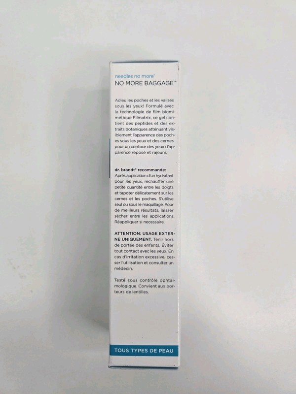 Dr. Brandt Needles No More Baggage Eye De-Puffing Gel 0.5 oz gallery