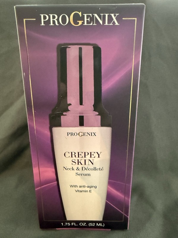 ProGenix Crepey Skin Neck & Décolleté Serum Retinol Vitamin E Anti Aging