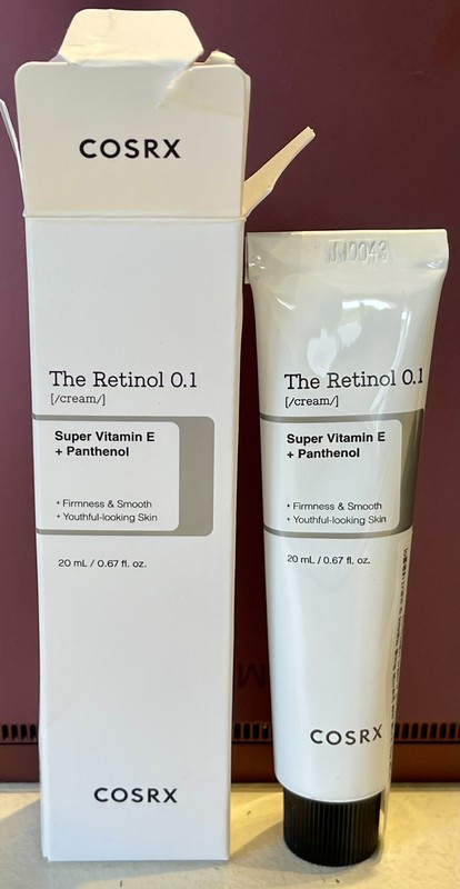 COSRX: The Retinol O.1 Super Vitamin E + Panthenol Cream-Brand New in Box