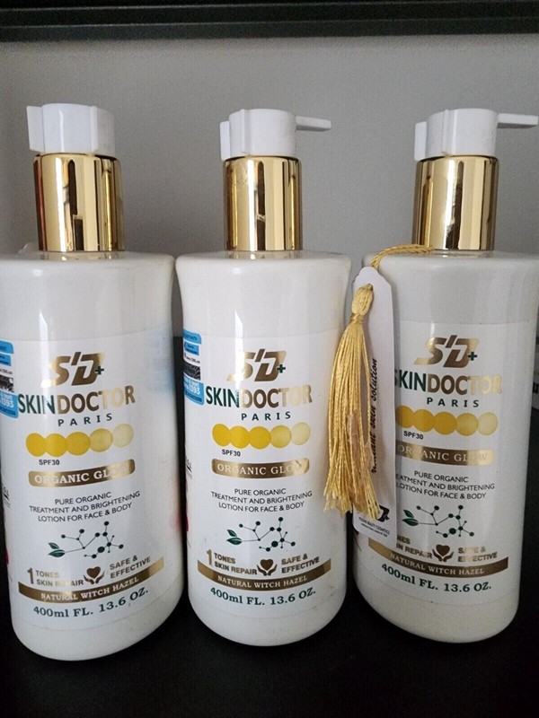 ORIGINAL Skin Doctor Paris Organic Glow Face & Body Lotion 400ml – EXP 2026