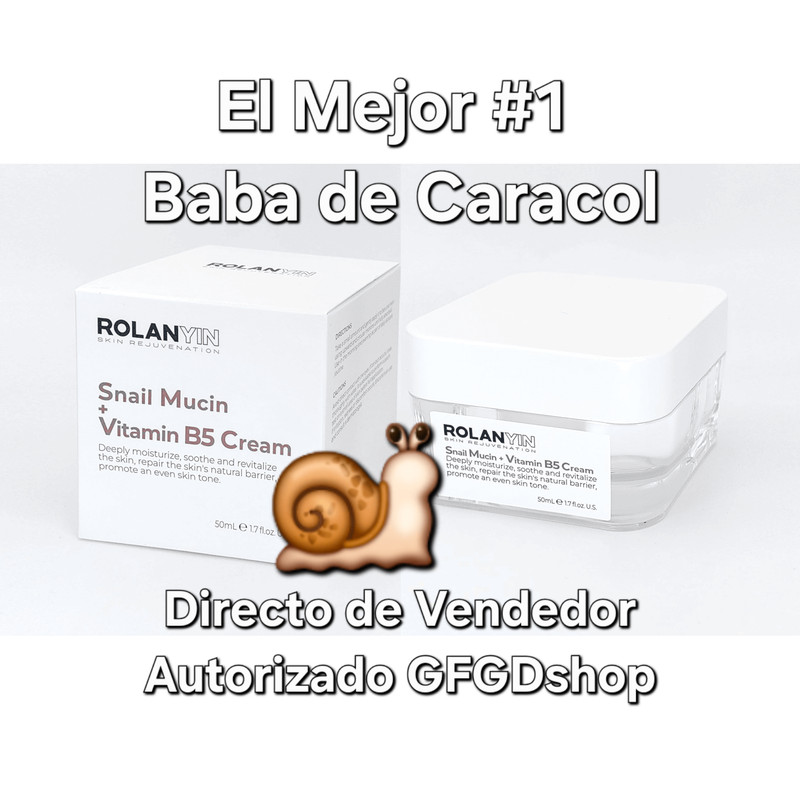 Baba De Caracol Crema Revitaliza Rejuvenece La Piel Snail Mucin Extract Cream