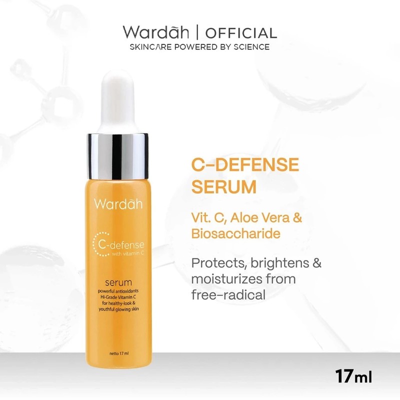 Wardah C-Defense Serum 17ml - Hi-grade Vitamin C Serum to Brighten & Protect gallery