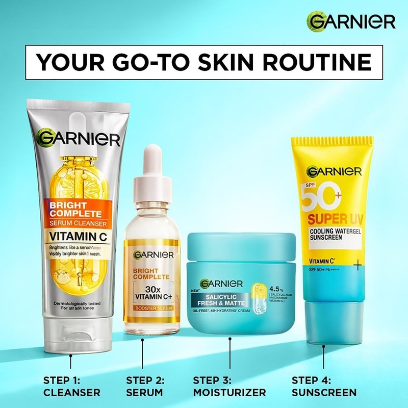 Garnier Salicylic Acid Face Moisturizer 45g Oil Control Niacinamide Vitamin C gallery