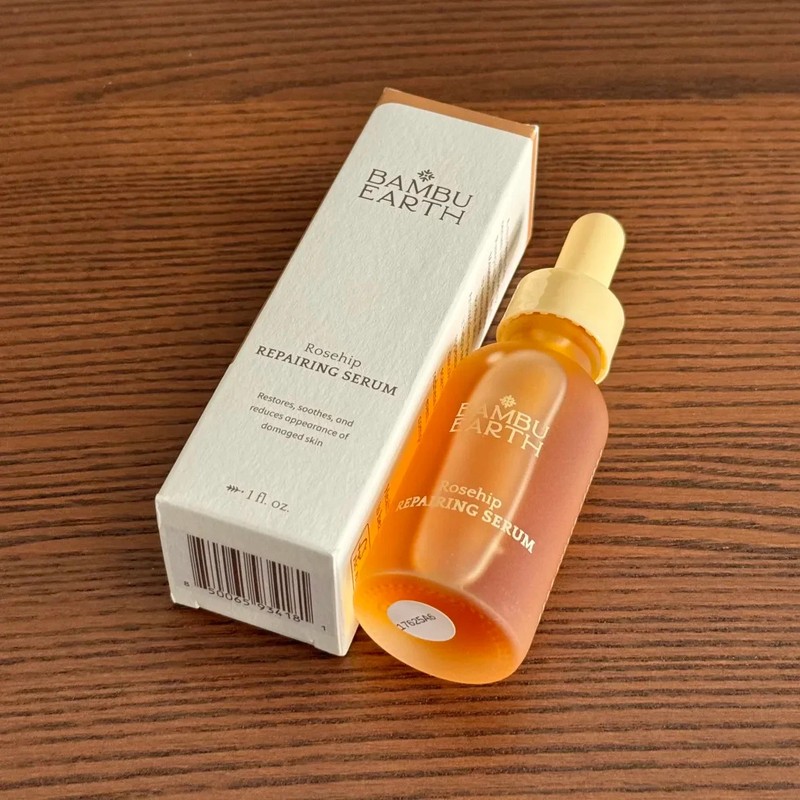 Bambu Earth – Rosehip Repairing Serum, 1 Fl Oz/30 mL ($58+ Value)