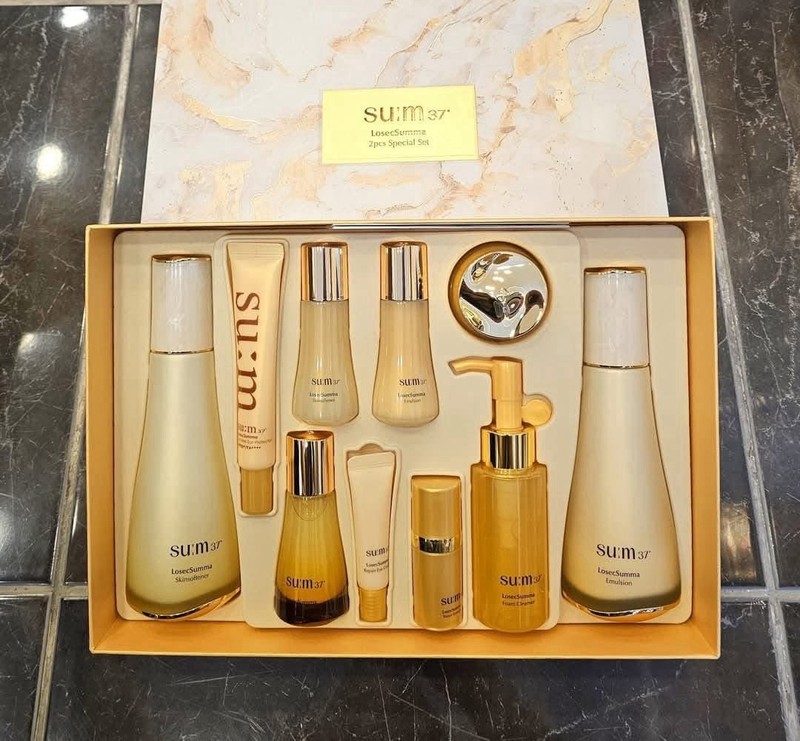 SU:M37 LosecSumma Elixir Skin Softener Emulsion Special Set Anti-aging SUM37