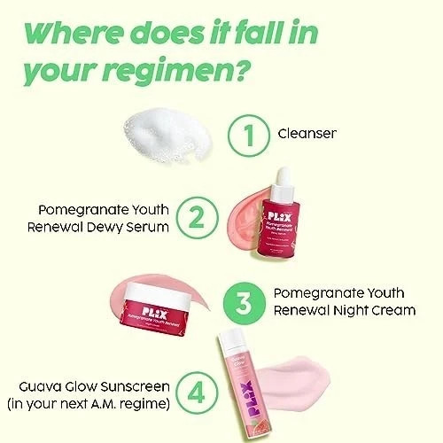 Plix Retinol Night Cream 50g x2 Pomegranate Bakuchi Skin Care Free Ship gallery