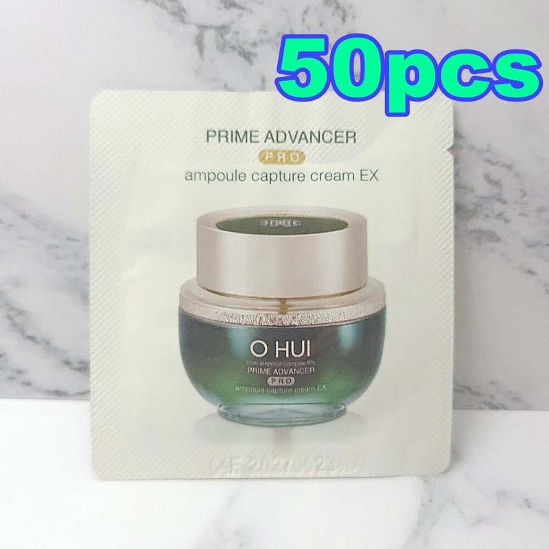 O HUI Prime Advancer Pro Ampoule Capture Cream EX 1ml x 50pcs K-Beauty