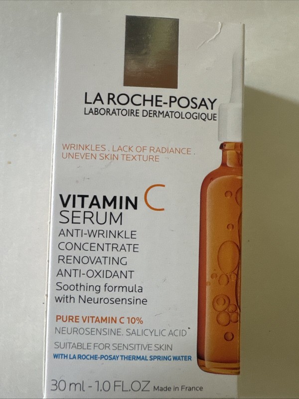 La Roche-Posay Pure Vitamin C Anti-Wrinkle Face Serum 1oz. Exp 01/2027