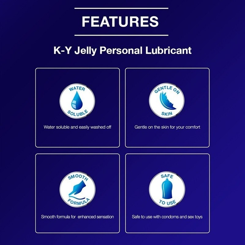 Lubricant K-Y Jelly - Lube gel non-greasy KY 50g gallery