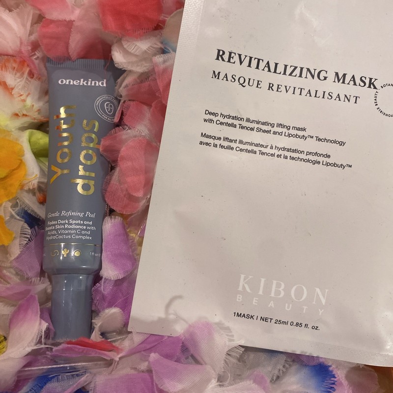OneKind Youth Drops Gentle Refining Peel🦋1oz🦋W MOISTURE MASK🦋