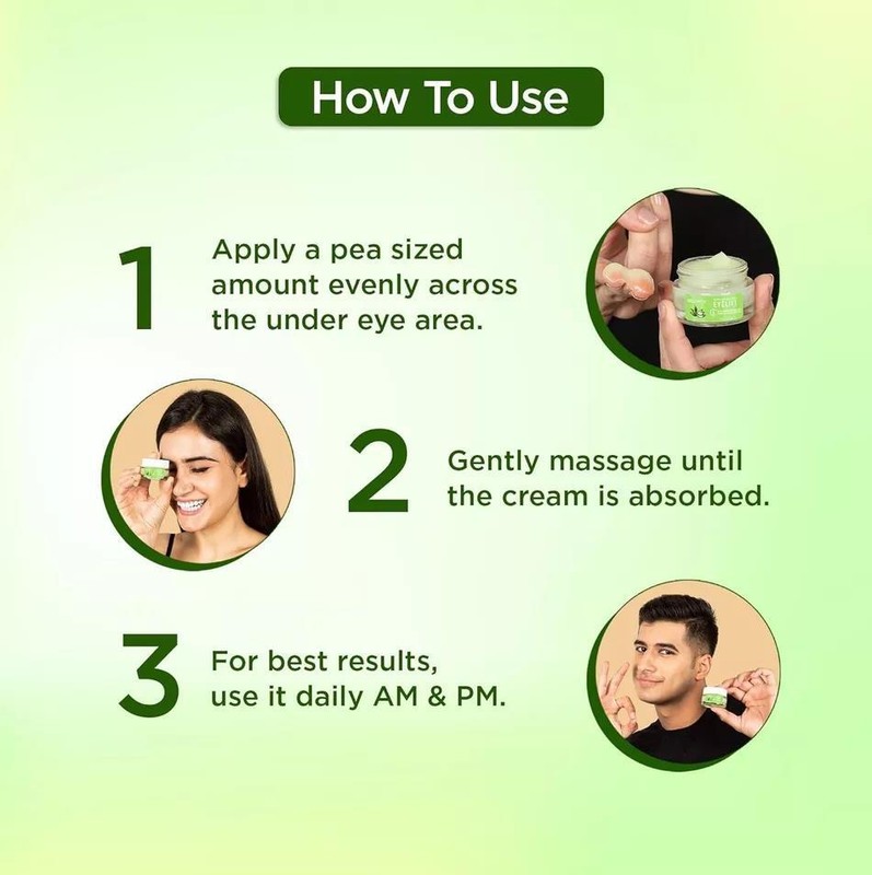 Under Eye Cream Gel for Dark Circles, Puffy Eyes, Wrinkles Remove for UNISEX 20g gallery
