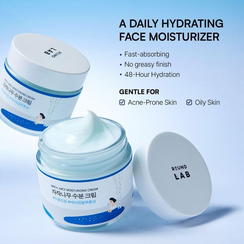 Birch Juice Moisturizing Cream 2.7 Fl Oz, 48-Hour Deep Hydrating Face Moistur... gallery