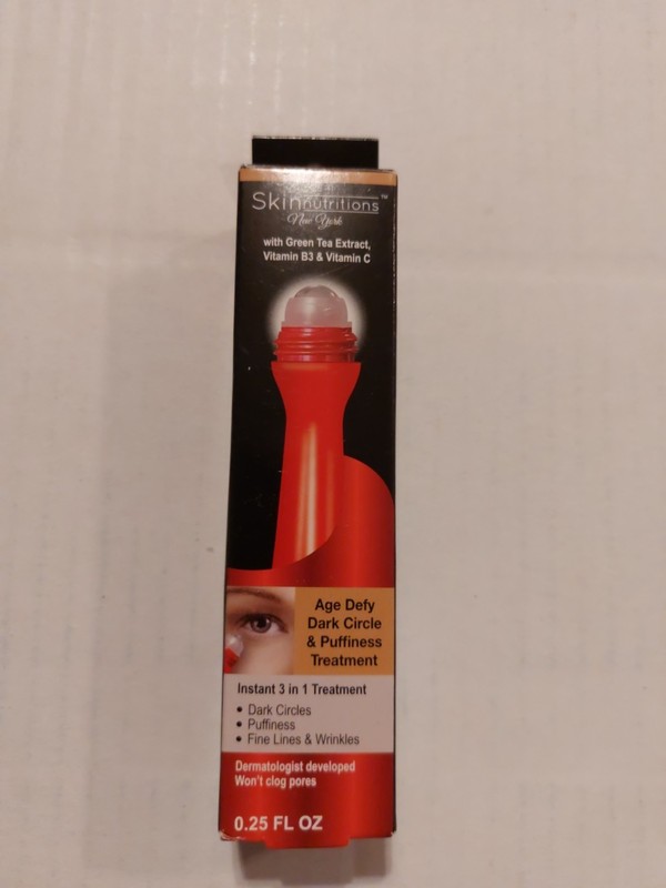 Skin Nutritions Eye Roller Age Defy Dark Circle & Puffiness Serum .25 Oz *NEW*