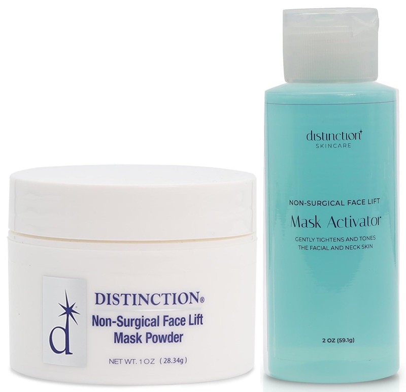 Face Lift Mask Powder and Mask Activator Set – Skin Tightening, Exfoliating &…