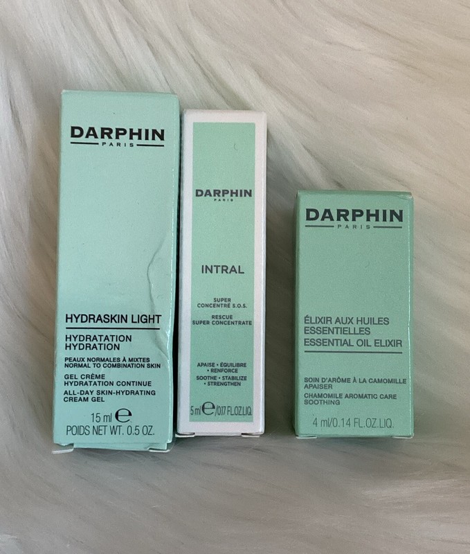 Darphin Intral Super Concentre S.O.S , Hydraskin Light & Essential Oil Elixir