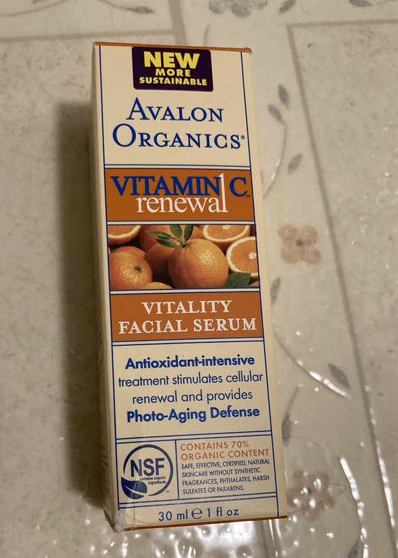 Avalon Organics Vitamin C Renewal Vitality Facial Serum 1 Fl Oz
