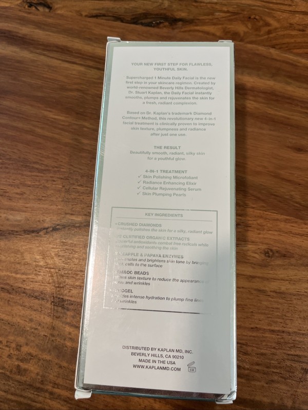 KAPLAN Diamond Contour Supercharged 1 Min Daily Facial TWIN PACK 3 Oz Each NEW gallery