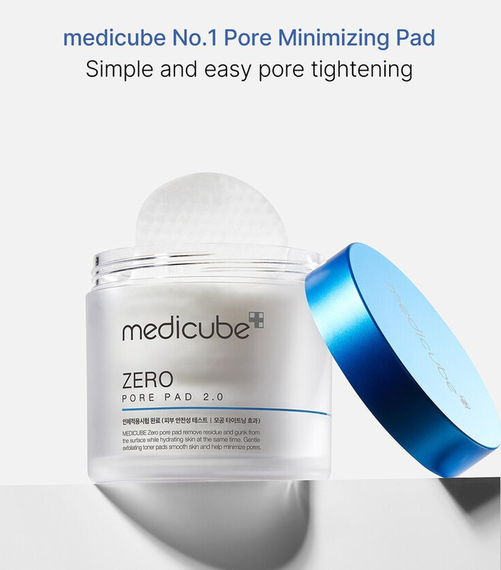 2PACK MEDICUBE Zero Pore Pad 2.0 70 pads + Refill 70 SET Yoo JaeSuk PICK gallery