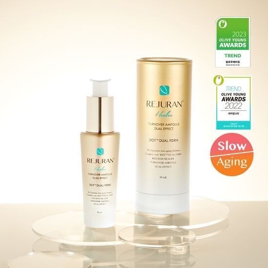 REJURAN Healer Turnover Ampoule Dual Effect 30ml Anti-Aging Ampoule K-Beauty gallery