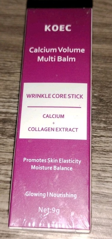 KOEC Calcium Volume Multi Balm Stick 9g Calcium Collagen Wrinkle Exp 2030 Sealed
