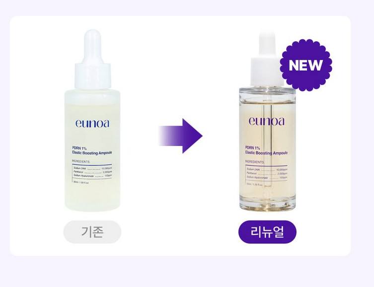 EUNOA PDRN 1% Elastic Boosting Ampoule 50ml Under-eye & Nasolabial Fold Lifting gallery