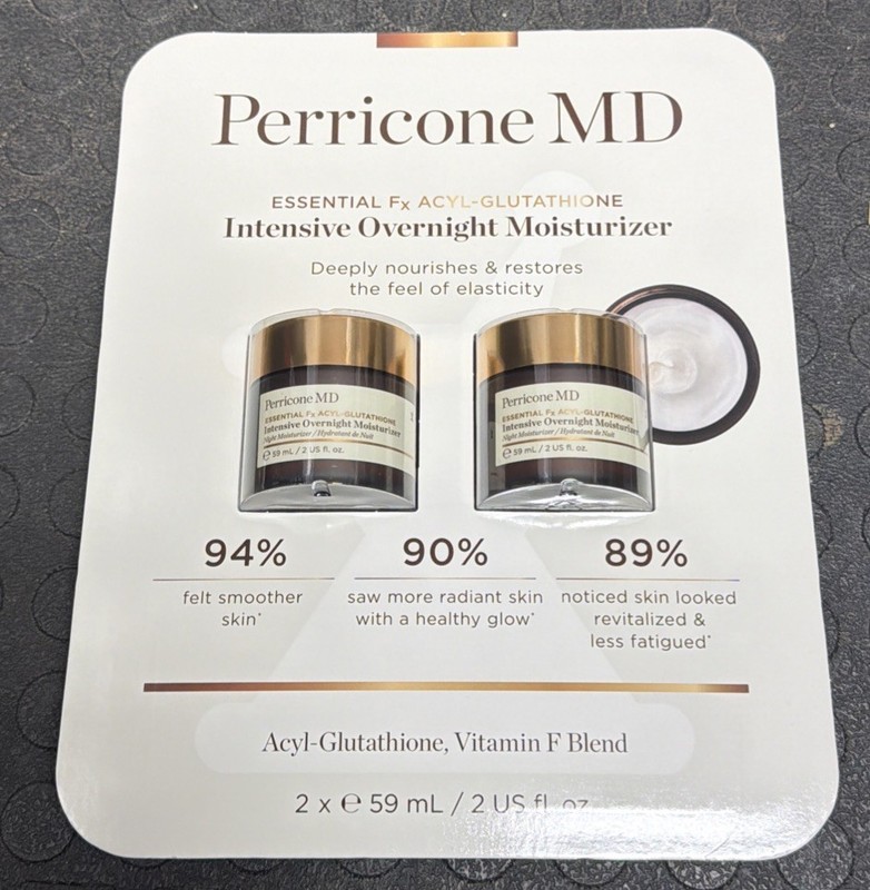 2 Pack Perricone MD Essential Fx Acyl Gluta Intensive Overnight Moisturizer 2 Oz gallery